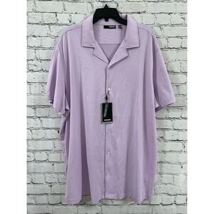 MURANO MENS BIG AND TALL BUTTON DOWN‎ SHIRT  SIZE 2XB